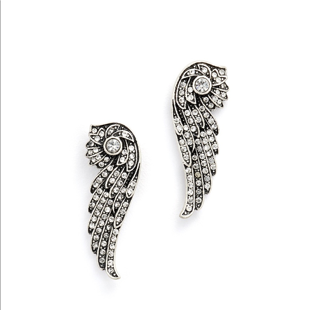 Lulu Frost Rise Stud Crystal earrings